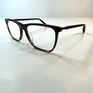 Chopard VCH 257 06YH Carbon Fiber Brown Eyeglasses New Authentic
